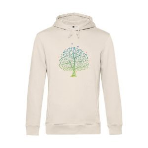 Hoodie mit Baum Motiv