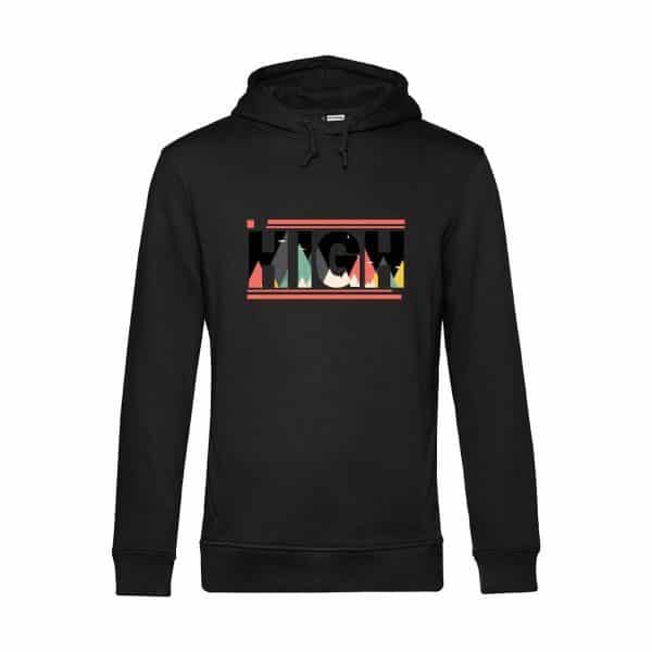 Hoodie mit High Aufschrift